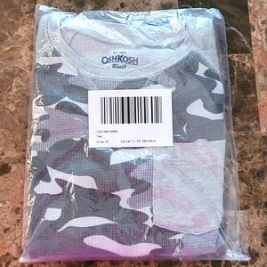 OSHKOSH Boys Camo long sleeve